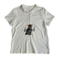 “second life” white cat polo