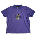 “second life” purple cat polo
