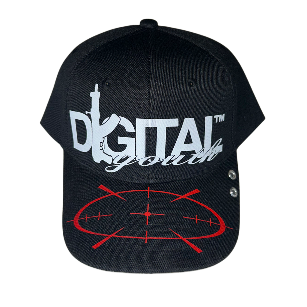 “headshot” baseball cap (black)